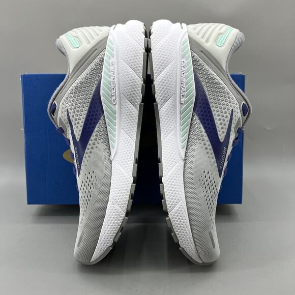 Brooks Adrenaline GTS 22 Running Sneakers Women Size 9.5 Gray Blue Comfort Shoes - Picture 6 of 9